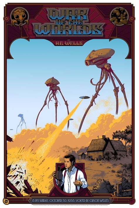 The War Of The Worlds Posters By Arik Roper War Of The Worlds World