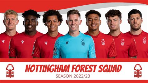 nottingham forest squad 2022 2023 nottingham forest official squad players 2022 23 youtube