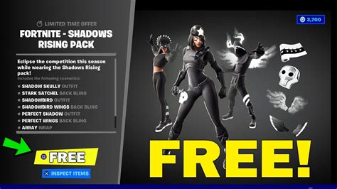 New How To Shadows Rising Pack For Free In Fortnite Shadows Rising