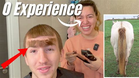 My Girlfriend Cuts My Hair For The First Time Youtube