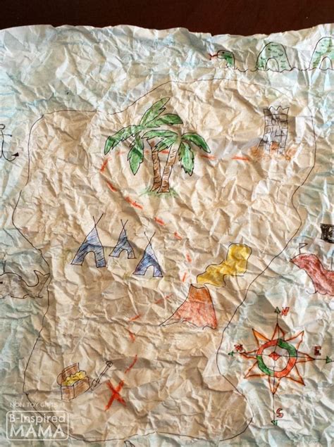 Make A Treasure Map For Play Or Decor