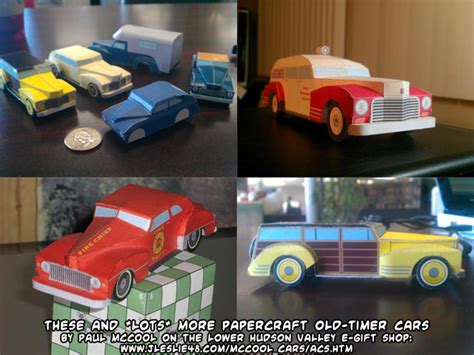 Ninjatoes Papercraft Weblog A Plethora Of Papercraft Old Timer Cars