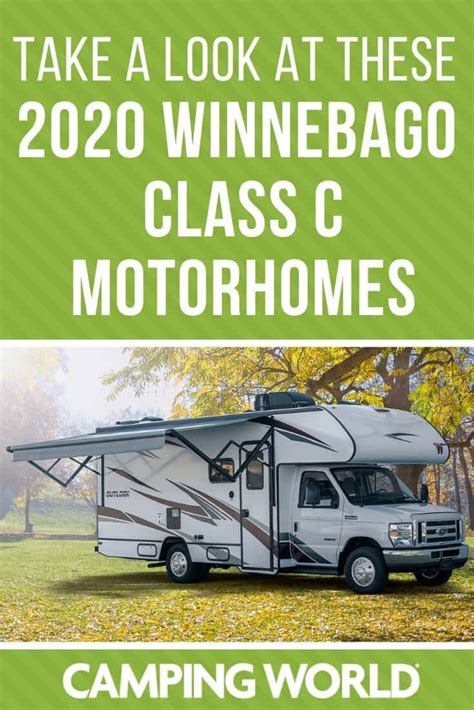Every Winnebago Class C Motorhome For 2020 Class C Motorhomes