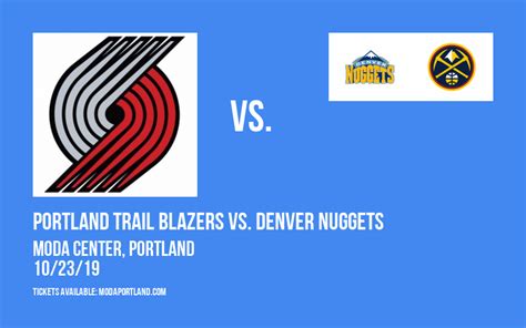 Add a link or embed a video from youtube, twitter or facebook. Portland Trail Blazers vs. Denver Nuggets Tickets | 23rd ...