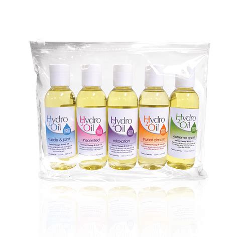 Massage Oils 5pack Hydro 2 Oil Massage Oils And Gels