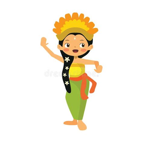 Bali Traditional Ceremony Vector Icon Stock Vector Illustration Of