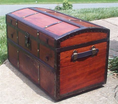 645 Restored Civil War Antique Trunks For Sale Dome Top Available 540