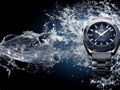 Omega Seamaster Wristwatch Spray Water