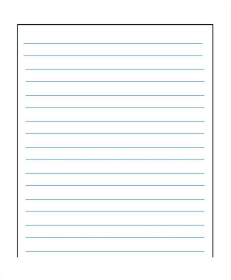Lined Paper Template Printables Lined Paper Pdf Free Download Aashe