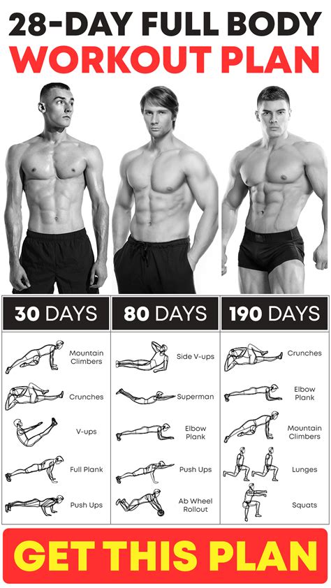 Muscle Building Workout Plan For Men Get Yours In Lean Body Workouts Workout Plan For