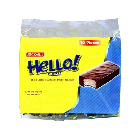 Hello Choco Coated Vanilla Cream 15g All Day Supermarket