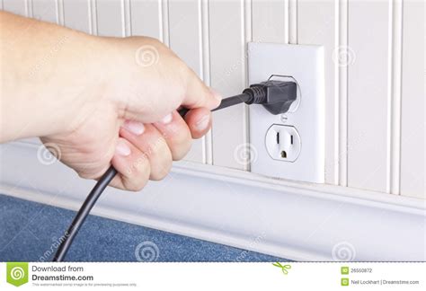 Pull The Plug Stock Photo Image Of Electricity American