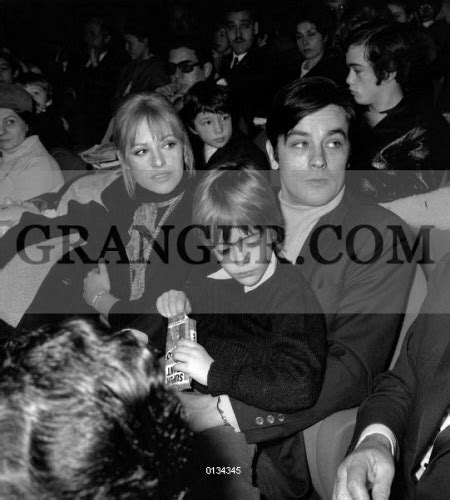 Image Of Alain And Nathalie Delon French Actor Alain Delon And His
