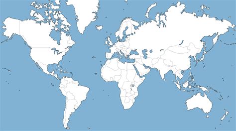 Blank Map Of The Atlantic World Download Them And Print