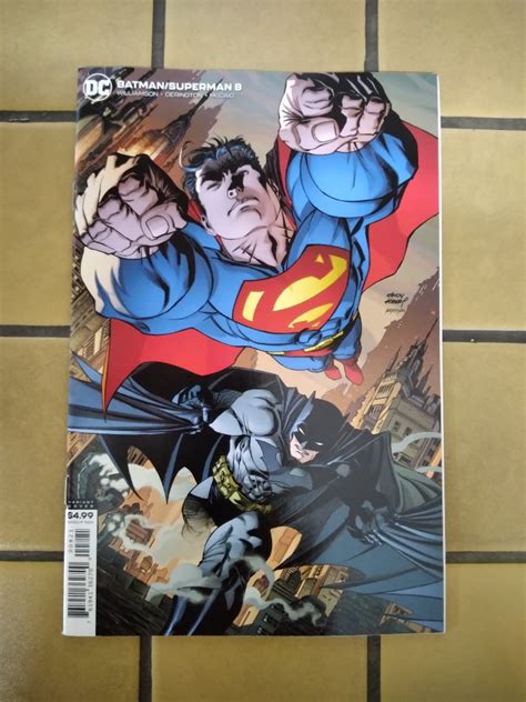Batmansuperman 8 Andy Kubert Cover Art Dc Comics Hobbies