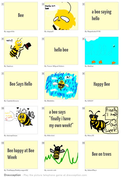 Bee Drawception