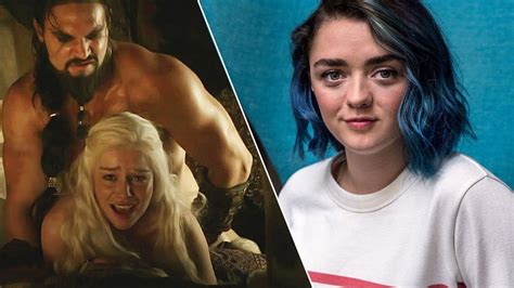 Maisie Williams Sex Scenes Were Embarrassing And Awkward Youtube