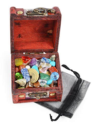 Fossil T Shop Pirates Treasure Chest Crammed With Gemstones