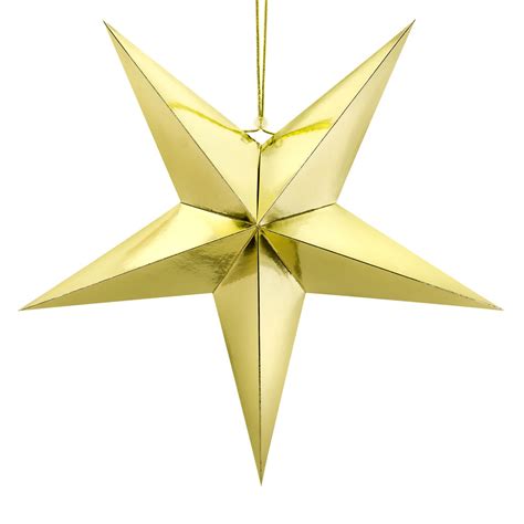 Large Gold Paper Star 70cm By Favour Lane