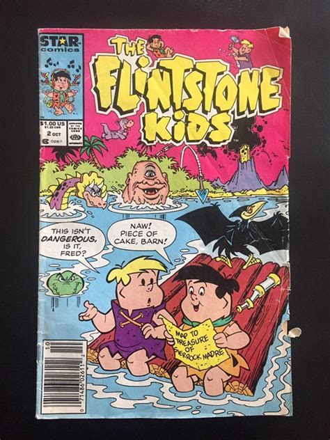 Vintage Comic Book The Flintstone Kids 1987 Etsy In 2020