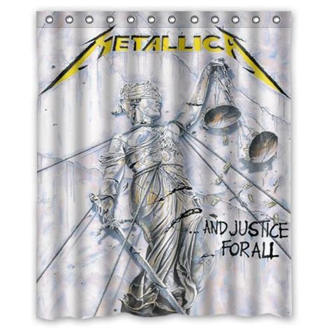 New Metallica And Justice For All Custom Waterproof Shower Curtain 60