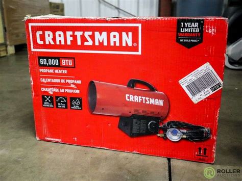 New Craftsman 60000 Btu Propane Heater Roller Auctions