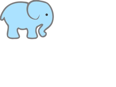 Download Lt Blue Baby Elephant SVG Clip arts download - Download ...