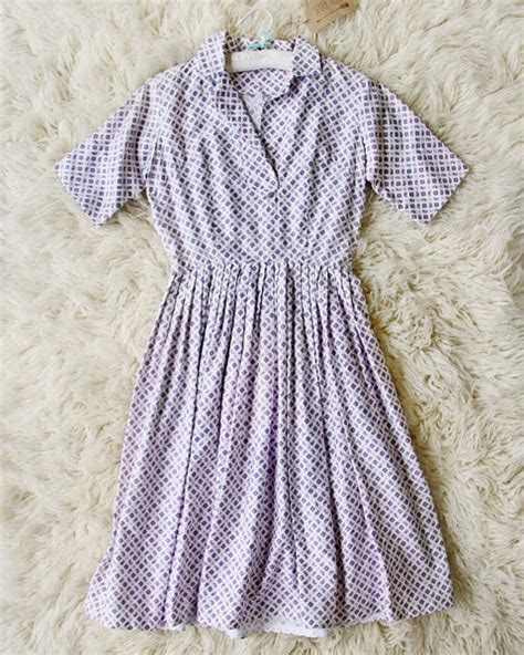 Vintage 50s Cotton Dress Sweet Vintage 50s Dresses From Spool 72