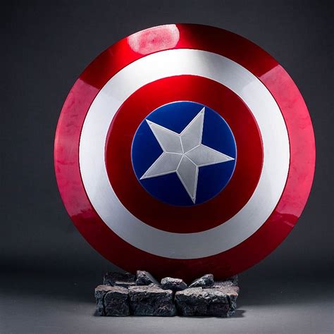 Captain America Shield 11 Scale Replica Metal Color Halloween Party