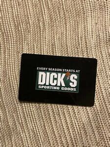 Dick S Sporting Goods Physical Gift Card Ebay