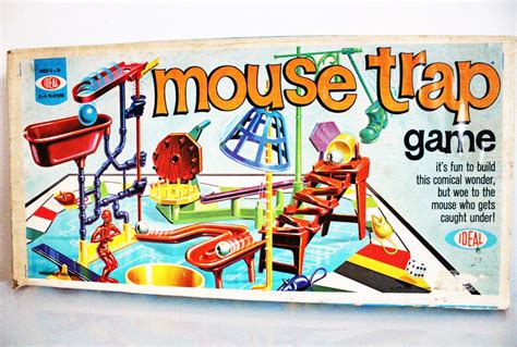 Vintage Mouse Trap Game By Ideal Complete And Excellent Etsy