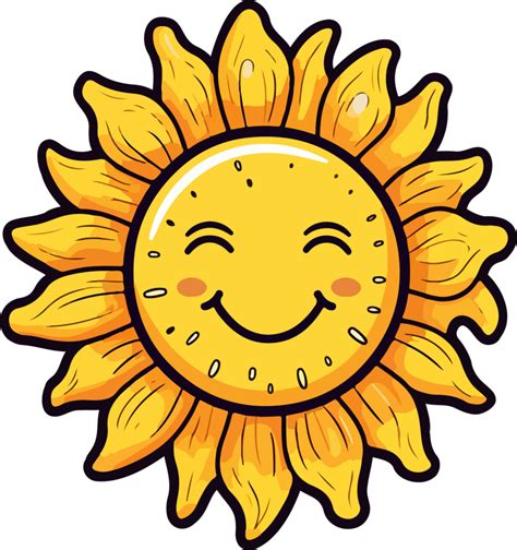 Ai Generated Happy Sun Clipart Design Illustration 36520695 Png