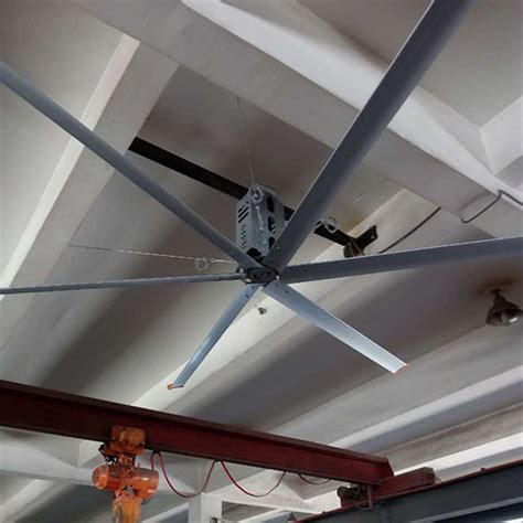 Maintaining indoor air quality is a primary concern for all types of large warehouse facilities, including storage facilities manufacturing plants machine shops due to the. 26ft 8m HVLS Large Diameter Ceiling Fans , Electric Large ...