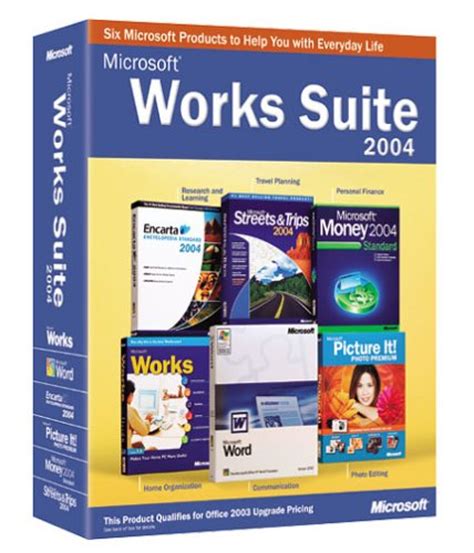 Microsoft Works Suite 2004 Free Download Nafreemix