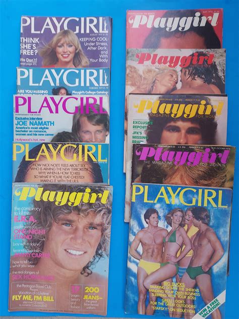 Lot X Playgirl Vintage Rare Gay Magazines Ebay