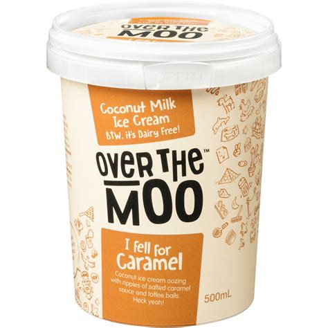 Over The Moo I Fell For Caramel Ice Cream 500ml Woolworths