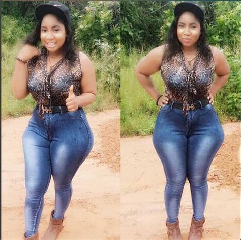 Young Lady With Big Hips Causes Commotion In The Internet With Curvy