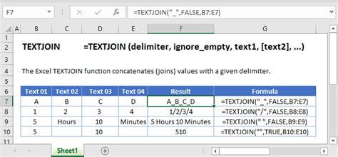 Exemplos De Fun O Textjoin Do Excel Excel E Planilhas Google