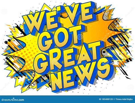 Exciting News Banner Design Vector Illustration