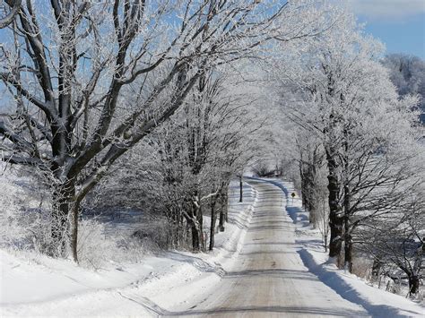 Snowy Country Road Photograph By Elizabeth Holland Fine Art America