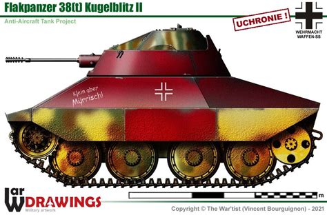 Flakpanzer 38t Kugelblitz Ii Military Vehicles Military Military Art