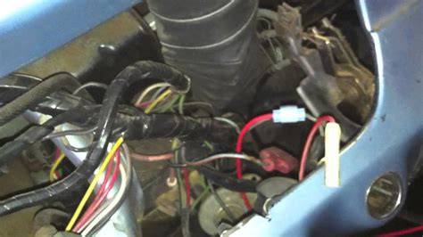 Now after it warms up it cuts off. 1966 Mustang Restoration - Underdash Wiring Harness - YouTube