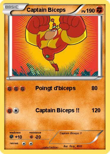 Pokémon Captain Biceps 19 19 Poingt Dbiceps Ma Carte Pokémon