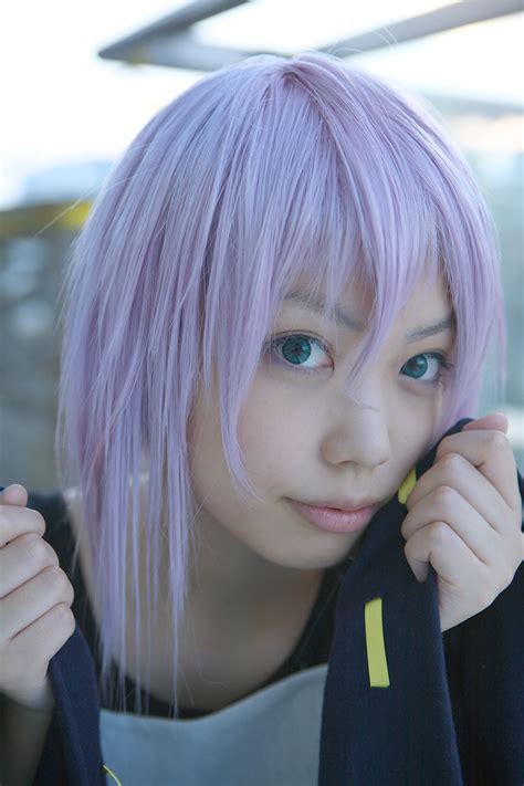 Shirayuki Mizore Rosario Vampire Highres Cosplay Kaieda Kae Photo Medium Purple Hair