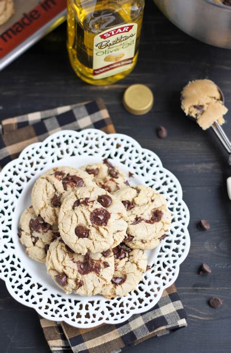 Butter Flavored Olive Oil Chocolate Chip Cookies 9