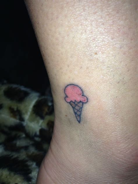 Ice Cream Cone Tattoo Small Howtomakeabowforawreathstepbystep