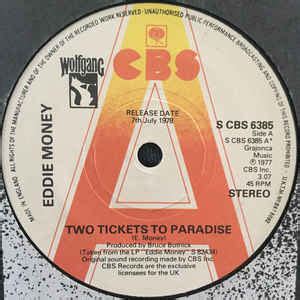 More stories for two tickets to paradise eddie money » Eddie Money - Two Tickets To Paradise (1978, Vinyl) | Discogs