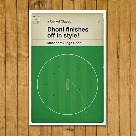 Cricket Print Ms Dhoni Winning Six For India V Sri Lanka Etsy Uk