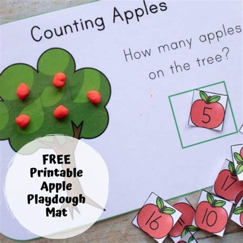 Apple Tree Maths Counting Activity For Preschoolers