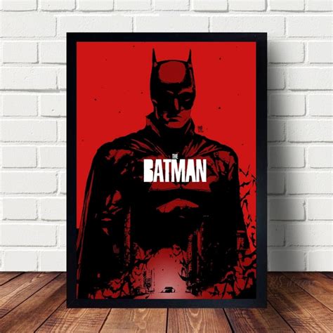 Quadro Poster Super Herói Batman A4 Elo7 Produtos Especiais